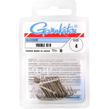 Gamakatsu Treble 13B vel.3 10ks