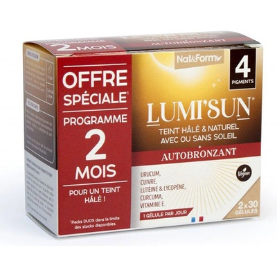 Nat&Form Lumi Sun автобронзант ДУО 60 капсули | Nat&Form (026789 (SOL_AUTO))