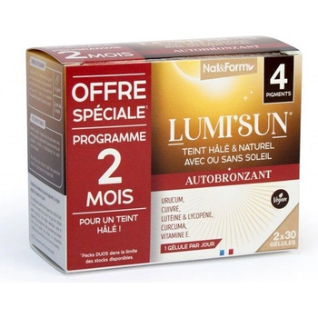 Nat&Form Lumi Sun автобронзант ДУО 60 капсули | Nat&Form (026789 (SOL_AUTO))