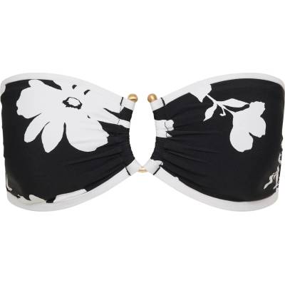 Seafolly Дамско бикини горнище Seafolly Mayflower Ring Front Bandeau Bikini top - Black - размер 42 (EU) (150-6643-0116)