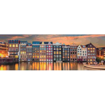 Clementoni - Puzzle Bright Amsterdam panoráma - 1 000 piese