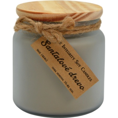 Pure Integrity Soy Candles SANTALOVÉ DŘEVO 454 g