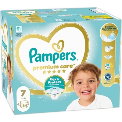Pampers Памперси Pampers Premium Care 7 MB (15+кг) - 64 броя