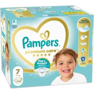 Pampers Памперси Pampers Premium Care 7 MB (15+кг) - 64 броя
