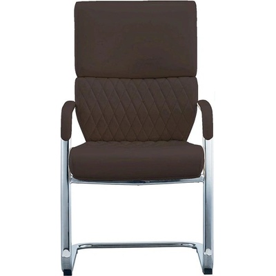 RFG Посетителски стол RFG GRANDE M, екокожа, метална основа, до 150 kg, кафяв, (4010100237)
