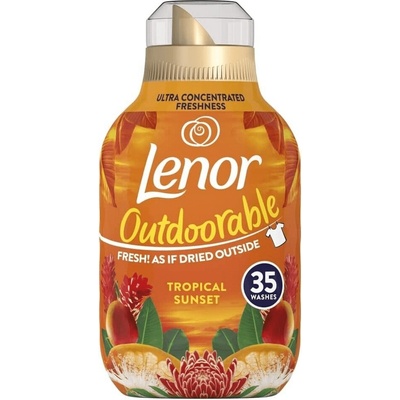 Lenor Омекотител Lenor Fresh Air Tropical Sunset, концентрат, 490 мл, 35 пр