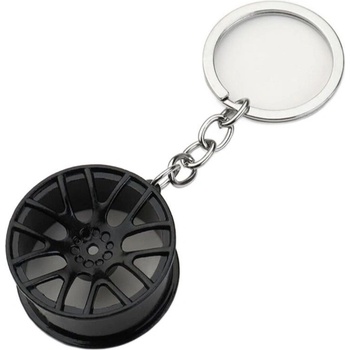 Ключодържател Алуминиева джанта - черна (keyawb)