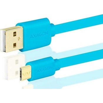Axagon BUMM-AM10QL Micro USB 2A, 1m, modrý