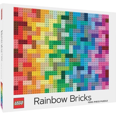 Chronicle Books - Puzzle Lego: Rainbow Bricks - 1 000 piese