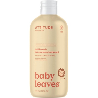 ATTITUDE Baby Leaves Bubble Wash - Pear Nectar, ATTITUDE