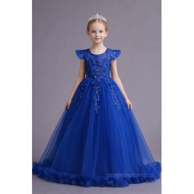 společenské princeznovské královsky modré