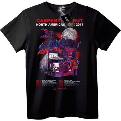 NOONEBRAND Тениска Carpenter Brut Турне 2017 - 2XL, Black