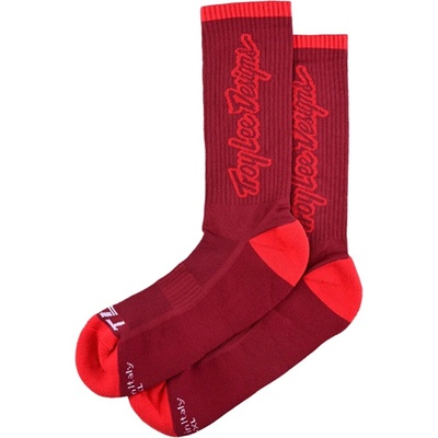 Troy Lee Designs Performance ponožky oxblood