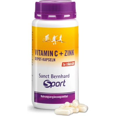Sanct Bernhard Vitamín C + Zinek postupné uvolňování Sport 180 kapslí