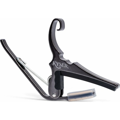 Kyser Quick-Change Black Chrome Каподастер за акустична китара (KG6BCA)