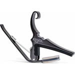 Kyser Quick-Change Black Chrome Каподастер за акустична китара (KG6BCA)