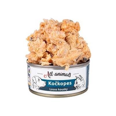 All Animals kočkopes Losos kousky 90 g