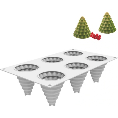 Silikomart Silikonová forma vánoční stromeček Magique 30x17cm 510ml