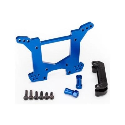 Traxxas алуминиева синя задна амортисьорна кула