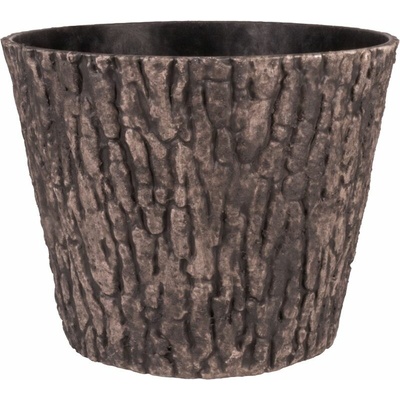 Kvetináč Strend Pro Woodeff 37,5x30 cm, walnut, efekt dreva