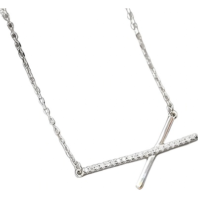 HARAHU Колие wy-23548 - Сребърен kp23548 (wy-23548)