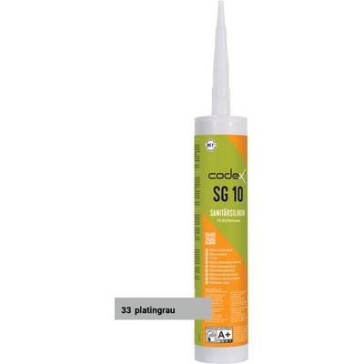 Codex SG 10 sanitární silikon 310 ml platina