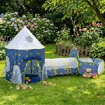 Pepita Палатка за игра Pepita с тунел и басейн с топки 325x135x105cm - Синя (KF-PT10535-1)