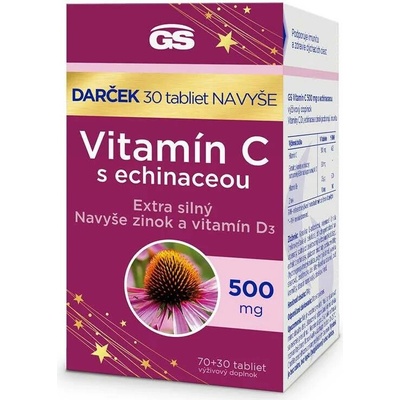 GS Vitamin C500 s echinaceou 70+30 tablet 2023