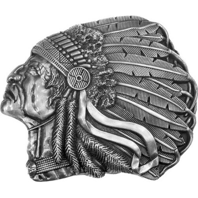 Stars & Stripes spona na opasek GS-506 silver