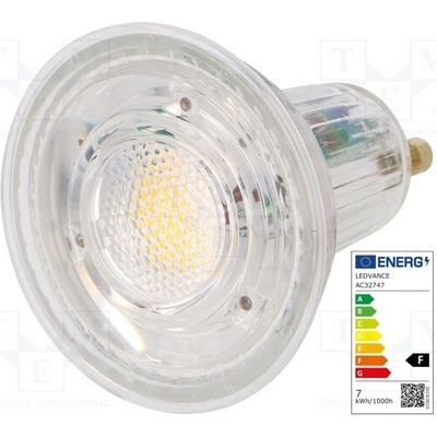 Osram žárovka LED; teple bílá; GU10; 230VAC; 575lm; P 6,9W; 60°; 3000K