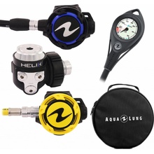 Aqua Lung set HELIX DIN, octopus HELIX, manometer AL50 a taška