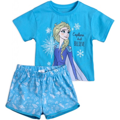 Dívčí pyžamo DISNEY FROZEN BELIEVE modré