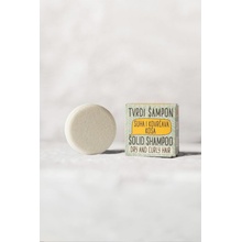 Sapunoteka Solid Shampoo For Dry and Curly Hair Tuhý šampón 60 g