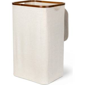 Bigso Кремав текстилен кош за пране Bamboo/Linen - Bigso (6980S0601-99)