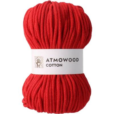 Atmowood cotton 5 mm - červená