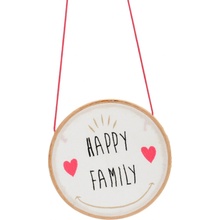 Amadeus detská závesná dekorácia srdce Happy Family