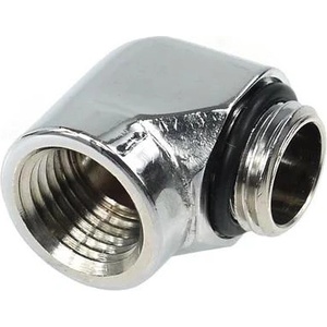 Alphacool Адаптер Alphacool HF, G1/4 външна резба - G1/4, вътрешна резба, Сребрист (64212) - caretech