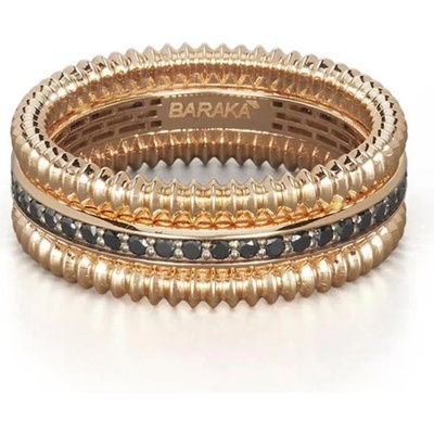 Baraka Zlatý s černými diamanty AN334201 6000035