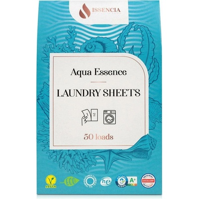 Issencia Aqua Essence ekologické prací pásky s vůní mořské svěžesti 50 praní
