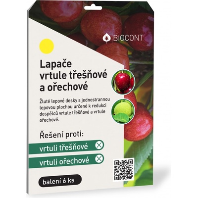 AgroBio BIOCONT - Optické lapače vrtule třešňové 4 ks