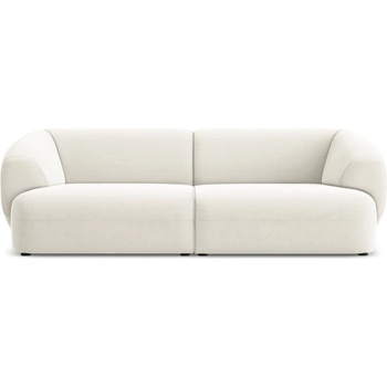 makamii Бял кадифен диван 232 cm Moana - Makamii (MOANA_4S_1_P1_C1)