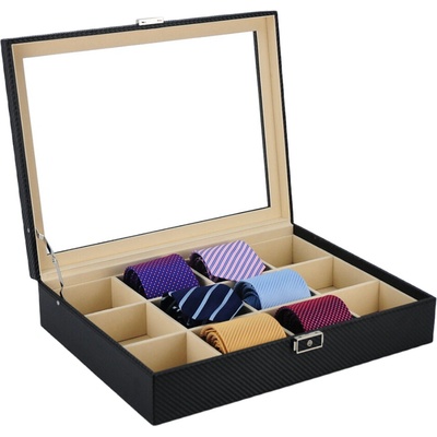 Kazeta na kravaty 6070-12 čierna