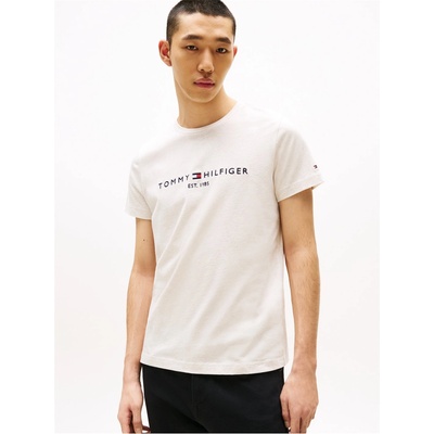 Tommy Hilfiger Тениска Tommy Hilfiger Short-sleeved T-shirt - Oatmilk