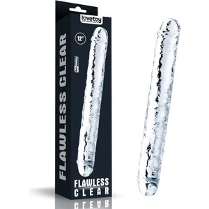 Lovetoy Двойно гъвкаво дилдо Flawless прозрачно 30 см