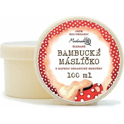 Medarek Šlehané bambucké máslíčko s kapkou meruňky BIO 100 ml
