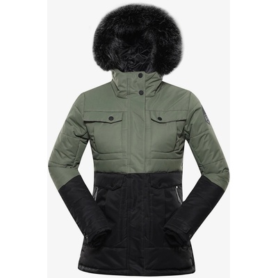 ALPINE PRO Черно-зелено дамско зимно ватирано яке ALPINE PRO EGYPA ALPINE PRO | Zelen | ЖЕНИ | XS