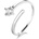 Silenti Jewelry Сребърен пръстен "Лекота" - 7 - 54.5мм (17.2мм диам. )