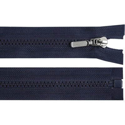 Stoklasa Kostěný zip No 5 délka 60 cm s ozdobným jezdcem Balení: 1 ks, Varianta: 330 modrá tmavá 330 modrá tmavá