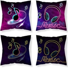 Detexpol Music noty svietiaci efekt 40 x 40 cm