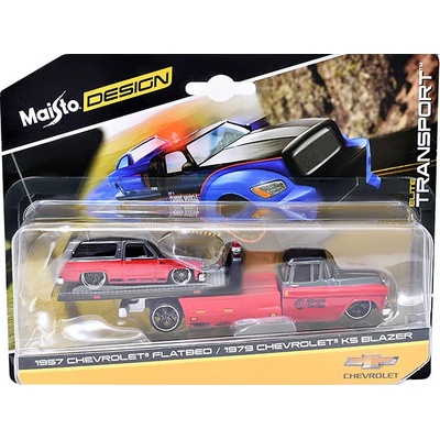 Maisto Chevrolet Flatbed 1957 s Chevrolet K5 Blazer 1979 1:64